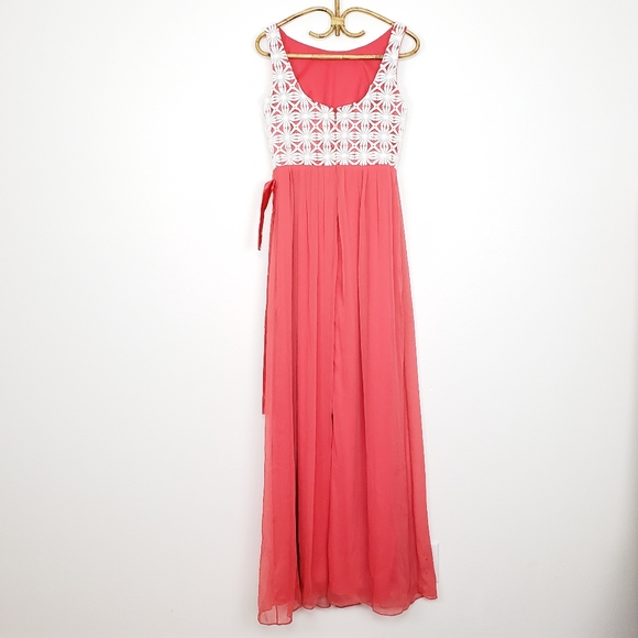 Lela Rose Bridesmaid Gabriela Lace Gown Size 8 - Picture 2 of 8